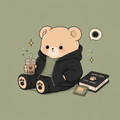 Mocha Bear Hoodie